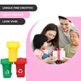 thumbnail image 3 of HAMPPLIES 3pcs Toy Trash Cans For Compact Design And Responsibility Building, 3 of 8