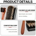 thumbnail image 3 of ACDANC Suede Brush,Ergonomic Cleaning Brush,Long Bristles Horse Brush for Effective Shoe Polishing Set5, 3 of 5