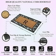 thumbnail image 5 of A1 Home Collections Rubber Coir Doormat Outdoor Entrance Floor Entryway Mat, Beige/Black, 23"x 38", 5 of 5