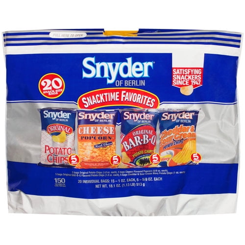 Snyder of Berlin Snacktime Favorites Assorted Snacks, 20 count