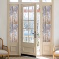 thumbnail image 2 of Blue Grey Forest Window Privacy Film, Grey Modern Art Oil Painting Static Cling UV Sun Blocking Heat Control Window Tint Day and Night, Non-Adhesive One Way Windows Privacy Cover 17.7''x78.7'', 2 of 7