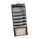 thumbnail image 3 of Organizador de archivos de pared expandible Organizador de carpetas de archivos para papel tamaño A4 Carta negro, 3 of 8