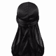 thumbnail image 3 of Turbante Oncológico Alopecia Adorno Cabeza Satín 3 pzs Blanco Guinda Negro Labg, 3 of 5
