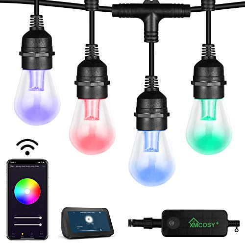 Outdoor String Lights Patio Rgb White Color Led Smart 2 4 Color Led Smart String Lights Outdoor 2 4, Fancy Outdoor String Lights