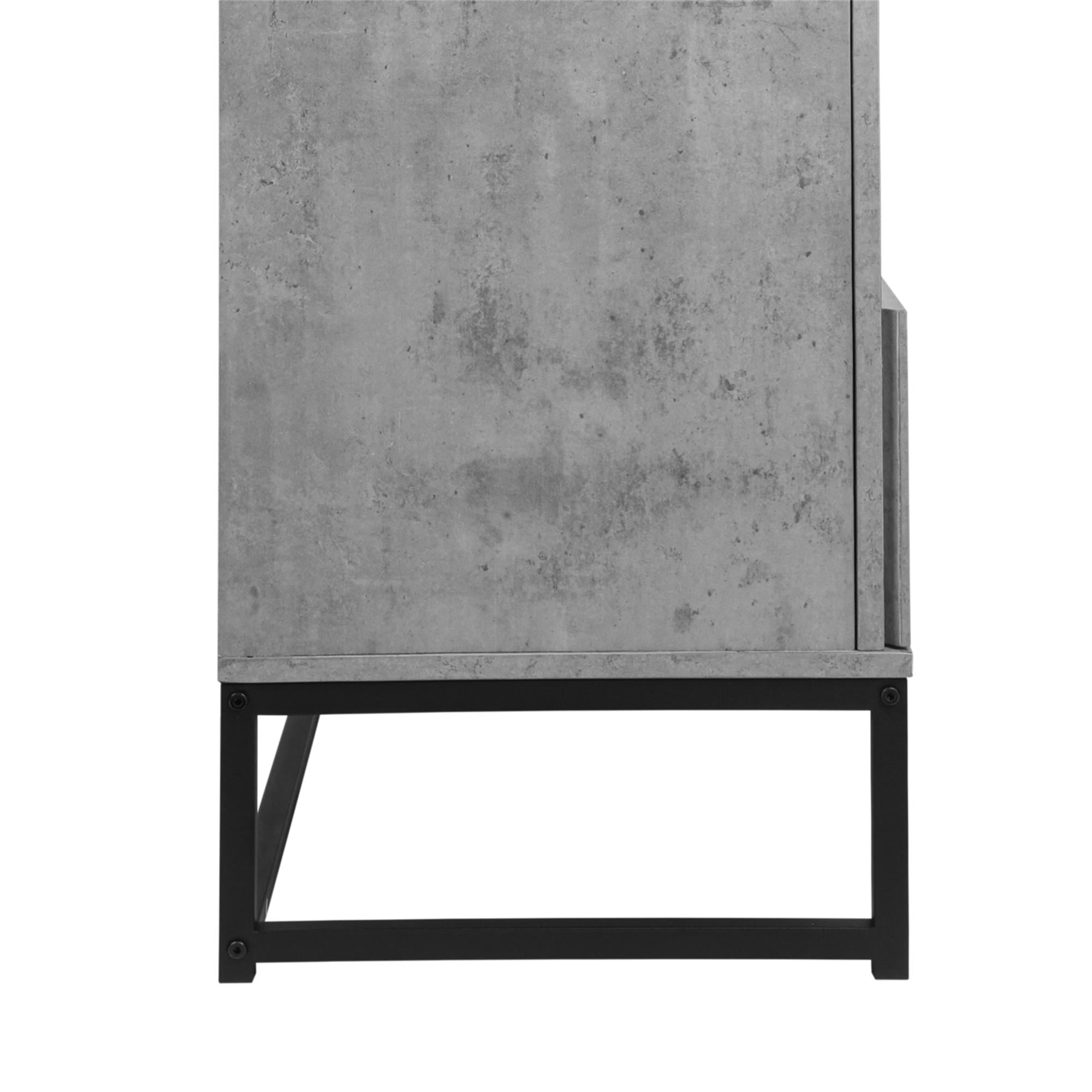 YYAo Modern Storage Cabinet, Free Standing Sideboard and Buffet Storage with Door for Bedroom Living Room, Bed Room, Grey YYAo Modern Storage Cabinet, Free Standing Sideboard and Buffet Storage with Door for Bedroom Living Room, Bed Room, Grey
