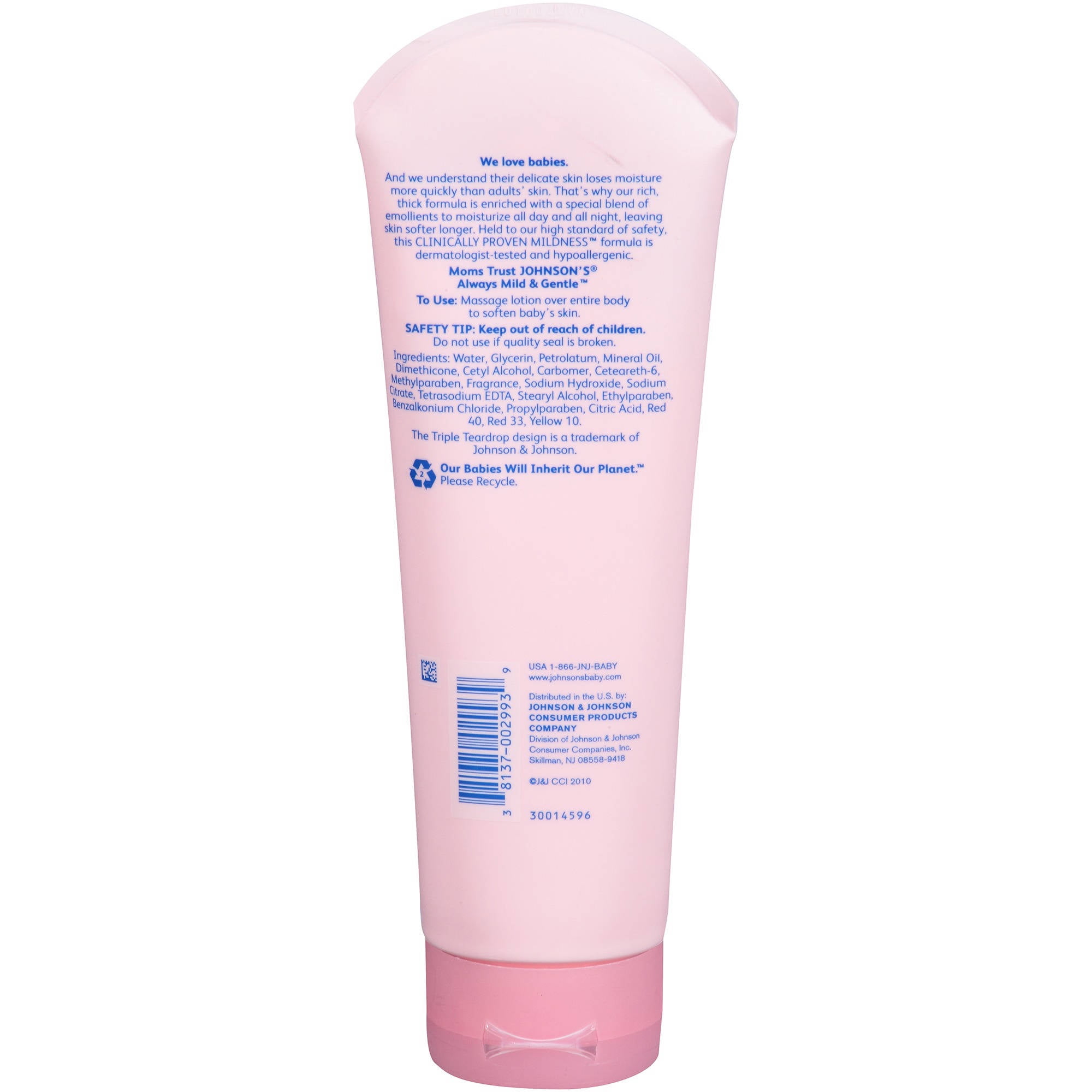 johnson's baby cream lotion