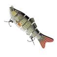 thumbnail image 2 of fashionhome Bionic Lures Artificial Multi Sections Fish Shape Bait Lifelike Fishing Hook Mixed Color Spinner, 2 of 3
