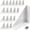 White, variant on 20-Pack Steel Corner Braces, L-Angle Brackets to Reinforce Shelves, Beds & Tables
