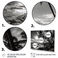 thumbnail image 3 of Designart "Hawaii Balck And White Forms Of Aloha II" Nautical & Beach Wall Art Prints Set, 3 of 5