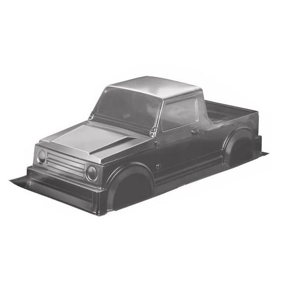 12.32'' Wheelbase Body Shell, RC Truck Clear Body, pc Touring Road Car Body Shell for SCX10 1:10 RC crawler Car, Hobby Model DIY Modified