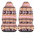thumbnail image 2 of XMXT 2Pcs Car Seat Cover, Aztec Native Style Retro Print Seat Covers for Cars, Universal Fit, 2 of 9