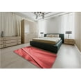 thumbnail image 5 of Ahgly Company Machine Washable Indoor Round Transitional Red Area Rugs, 6' Round, 5 of 7