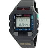 Casio Unisex Remote Control Stopwatch Wristwatch, Black & Silver