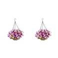 thumbnail image 4 of Ounissouiy Cesta para macetero colgante ancha - Hermosas flores artificiales para cualquier lugar Cesta con coco Type1 NO1, 4 of 6