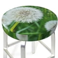 thumbnail image 3 of Haiem Dandelion Flower In The Meadow Print Cushion Round Bar Chair Seat Cover Bar Chair Cushion Covers Elastic Washable Bar Chair Cover,Protects from Scratches and Stains-14 inch, 3 of 7