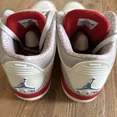 thumbnail image 5 of Ni - ke Ni - ke Air Jordan 3 International Flight Men's Size 13 White/Red Blue, 5 of 5