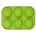 thumbnail image 3 of Toystoory 6 celdas media bola esfera 3D molde de pastel de silicona Muffin molde para hornear Chocolate Type5 NO5 Toystoory HA002563-01, 3 of 6