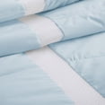 thumbnail image 3 of Puredown Lightweight Breathable Cooling White Down Comforter, Mesh Design Oversized Blanket, King, Blue, 3 of 5