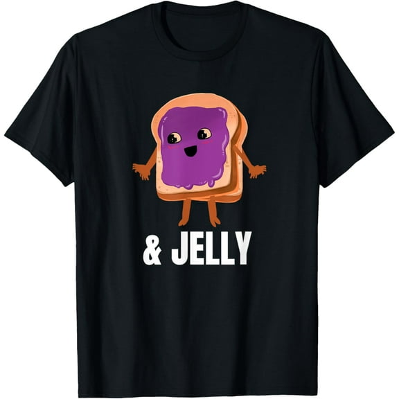 Peanut Butter and Jelly Costume Halloween Matching Couple T-Shirt