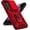 Red, variant on MYKOMI for Samsung Galaxy S25 Case with Slide Camera Cover HD Screen Protector [15ft Military Grade Drop Tested] Magnetic Ring Holder Kickstand Protective Phone Case for Galaxy S25 2025 (6.2 inch)