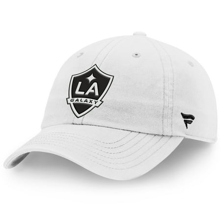 LA Galaxy Fanatics Branded Tonal Fundamental Snapback Adjustable Hat - White -