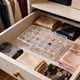 thumbnail image 5 of Double Layer Jewelry Organizer Box,Anti Tarnish Earring and Necklace Storage,Multiple Compartment Jewelry Box with Transparent Lid,Stackable Jewelry Case for Dresser Vanity,Travel Jewelry Organizer, 5 of 7