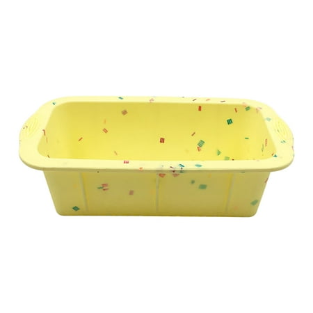 

Fuieoe Kitchen Silicone Baking Tools Rectangular Color Dot Cake Mold DIY Bread Baking Pan Kitchen Gadgets Clearance