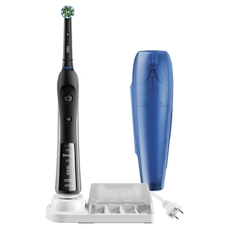 Oral-B Pro 5000 SmartSeries Electric Toothbrush with Bluetooth Connectivity, Black Edition, Powered by (Oral B Trizone 5000 Best Price)