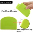 thumbnail image 3 of Food-Safe Plastic Dough Cutter: A Must-Have Tool for Every Baker - Green, 3 of 5