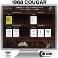 thumbnail image 2 of Detroit Iron OEM 1968 Mercury / Cougar Shop Manuals, Sales Data & Parts Books Kit on USB, 2 of 2