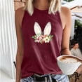 thumbnail image 2 of IROINNID Womens Casual Loose Tank Tops Easter Printing Round-Neck Leisure Sleeveless Tops Spring, 2 of 2