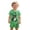 1-Green8, variant on Oiyii Girls Summer Casual Outfits Cute Cat Short Sleeve T-Shirt Shorts Set, Sizes 1-6