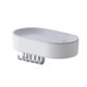thumbnail image 2 of Advancent Estante de almacenamiento de esponja, soporte de plástico para baño, drenaje montado en la pared, organizador de cocina, estantes de Juegos de accesorios de baño Blanco, 2 of 6