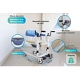 thumbnail image 2 of GAMBIMEDIC Silla De Transferencia Traslado Con Baño Elevacion Manivelas Altura Ajustable Soporta 150kg, 2 of 8