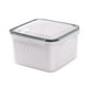 thumbnail image 2 of Teissuly Fruit Vegetable Storage Containers for Fridge Draining Fresh Containers 3 in 1 Produce Storage Containers Large Organizer Bins with Lid & Colander Teissuly WER202312130336, 2 of 7