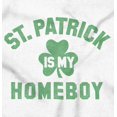 thumbnail image 2 of Funny Irish St. Patrick is My Homeboy Long Sleeve TShirt Men Women Brisco Brands S, 2 of 6