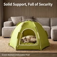 thumbnail image 4 of Foldable Mini Cat Tent Indoor, Portable Foldable Pet Tent Bed for Cats and Small Dogs, Lightweight Kitten Nest for Living Room Backyard Camping,Soft Cushion, 4 of 8
