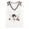 thumbnail image 4 of V Neck Patriotic Tank Tops for Women 4th of July American Flag Vest USA Graphic Cami Shirts Cute Memorial Tops Paty Tee, 4 of 4