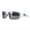Blue/Black, variant on USA Sports Revolution 2 Fishing Sunglasses in Matte Black Frame with TAC Brown Tinted Green Mirror Polarized Lens