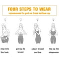 thumbnail image 5 of Mistayd Women's Shapewear Tank Tops Compression Tummy Control Seamless Camisole Body Shaper Top, 5 of 5