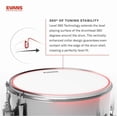 thumbnail image 5 of Paquete Drum Heads Evans G1, transparente, estándar (30 cm, 33 cm, 40 cm), 5 of 5