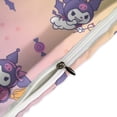 thumbnail image 4 of Kuromi And My Melody Duvet Cover Set 3-Piece Bedding Set Soft Warm And Comfortable Soft Bed Set with 1 Duvet Cover And 2 Pillowcases for Bedroom All Season 79"x90", 4 of 7