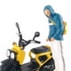 thumbnail image 5 of Figura masculina a escala 1/64 conduciendo una motocicleta, maqueta arquitectónica, tren de personas diminutas Amarillo azul, 5 of 9