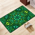 thumbnail image 4 of Green Shades Kaleidoscope Rugs Doormat, Non-Slip Absorbent Door Mat Front Back Doormat Entryway Rugs 36"x24", 4 of 8