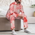 thumbnail image 7 of Salouo Cute Mushroom1 Print Button-Front Long Sleeve Pajama Set for Men, Soft 2Pjs Men's Long Sleeve Sleepwear-XX-Large, 7 of 7