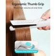 thumbnail image 3 of CNV Le Duo Grande 360° Airflow Styler | 2-in-1 Curling Wand & Titanium Flat Iron Professional Hair Straightener and Curler with Cooling Air Vents to Lock in Style | Adjustable Temp (White), 3 of 7