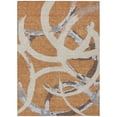 thumbnail image 2 of Addison Rugs Chantille Indoor/Outdoor Transitional Circles Copper Washable Rectangle Rug, 9' x 12', 2 of 6