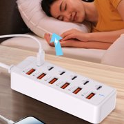 Highly power USB C And USB A MultiPort Charging Adapter Electrical Socket For Multiple Devices Simultaneously Charging