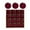 Wine, variant on HongHeng 16 Pcs Velvet Christmas Balls Bulk Flocked Christmas Tree Ball Ornaments Plastic Xmas Decorative Hanging Ornaments