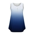 thumbnail image 3 of LYXSSBYX Tank Tops for Womens Tank Summer Solid Sleeveless Flared Trendy Casual Blouse Button Tunic Shirt Tops, 3 of 4